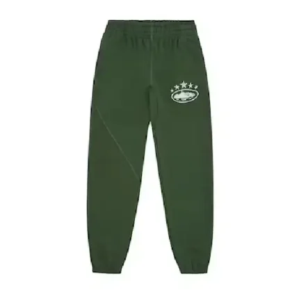 corteiz-5-starz-sweatpants-green