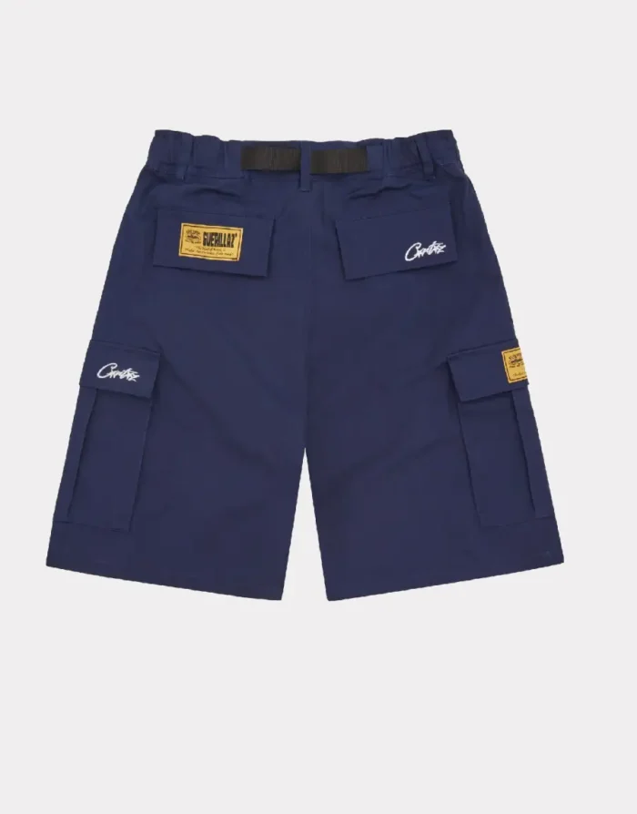 Corteiz Cargo Shorts Marineblau