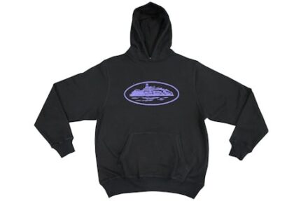 Corteiz Alcatraz Hoodie Black/Purple