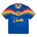 Corteiz Club RTW Football T-Shirt Blue