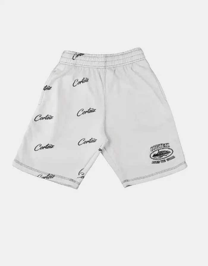 Corteiz Division '20 Shorts White