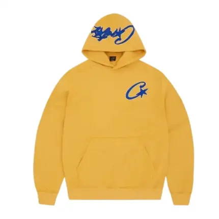 Corteiz Appliqué Hoodie Mustard