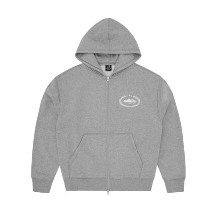 Corteiz Superior Royale Zip Hoodie Gray