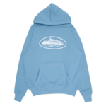Corteiz Alcatraz Hoodie Blue
