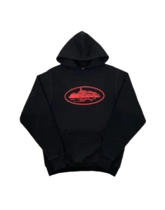 Corteiz Alcatraz Hoodie Black/Red | Shop