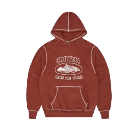 Corteiz Superior Hoodie Rust