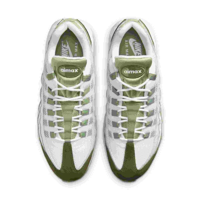 Corteiz Nike Air Max 95 White Oil Green