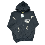 Corteiz Gasolina Black Zip-Up Tracksuit