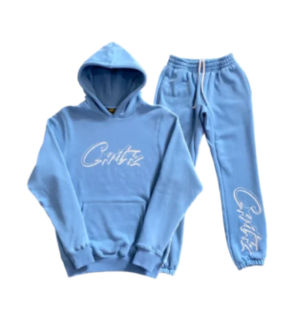 Corteiz Blue Tracksuit Branded