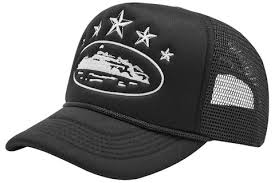 Corteiz 5 Starz Alcatraz Trucker Hat Black