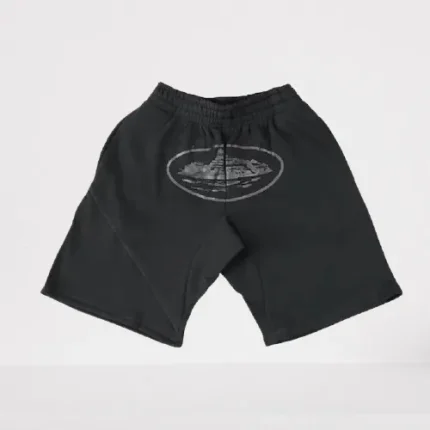 Corteiz Alcatraz Shorts Triple Black