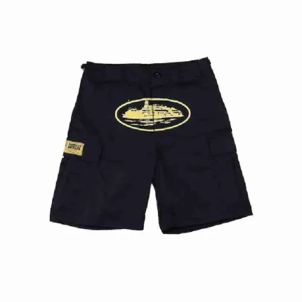 Corteiz Guerillaz 21′ Shorts Black/ Yellow