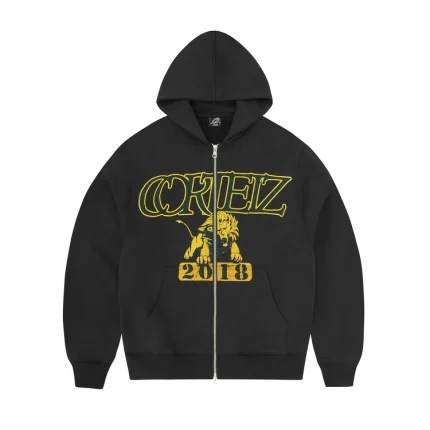 Corteiz Lion Varsity Zip Hoodie
